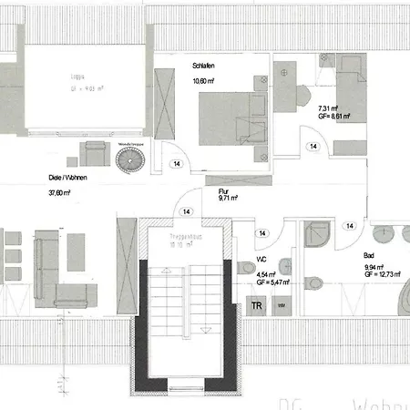 Maisonette City&hbf Nah - Wertach Vor Tür *